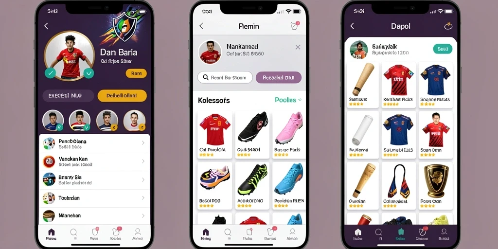 Tampilan antarmuka pengguna yang menarik dan modern.
