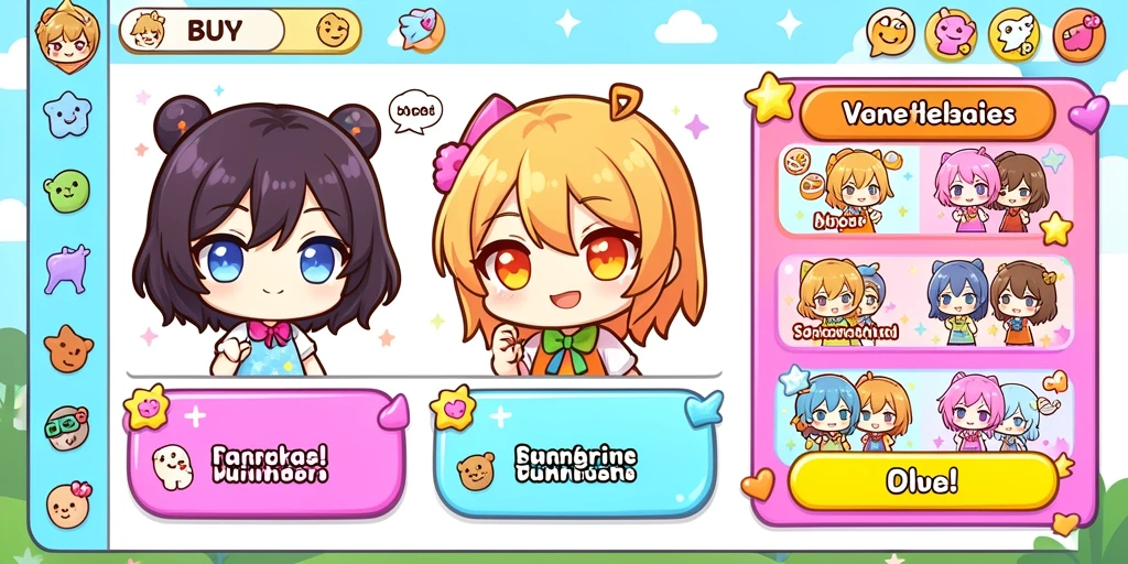 Screenshot menunjukkan tampilan menu awal yang menarik.