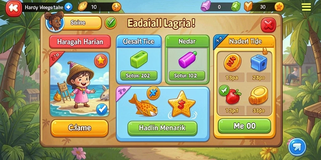 Tampilan antarmuka yang menarik dan mudah digunakan.