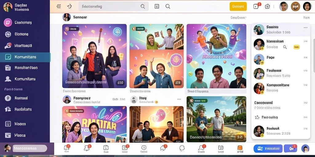Tampilan menu utama BATARATOTO yang menarik.