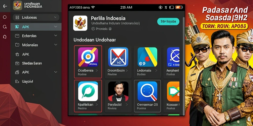Tangkapan layar karakter utama dalam game.
