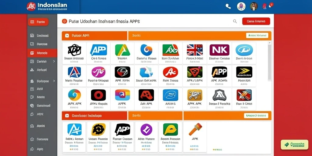 Tampilan menu utama yang menarik dan user-friendly.