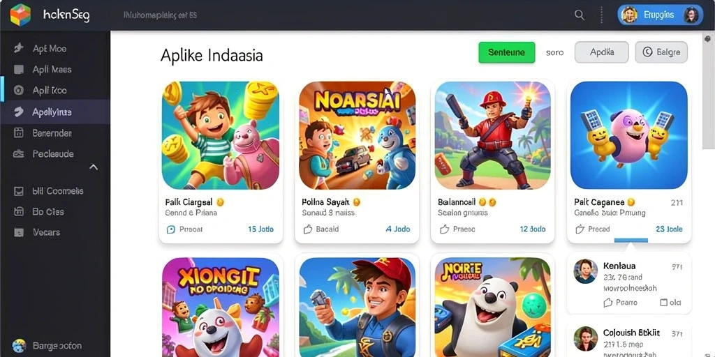 Tampilan grafis yang mengesankan dan penuh warna.