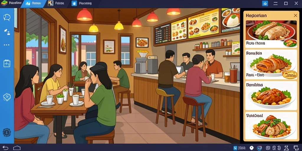 Tampilan antarmuka game yang menarik dan intuitif.