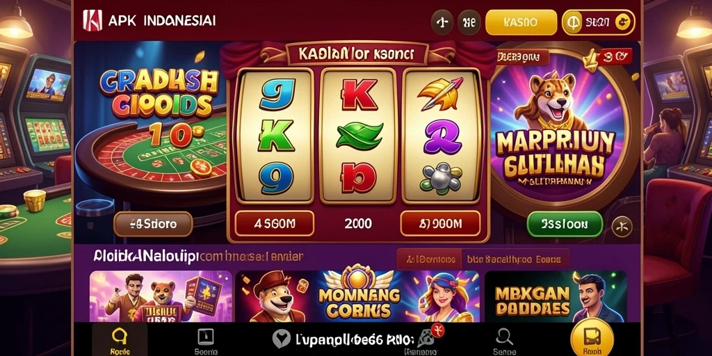 Screenshot menampilkan tampilan antarmuka utama KOPLO77.