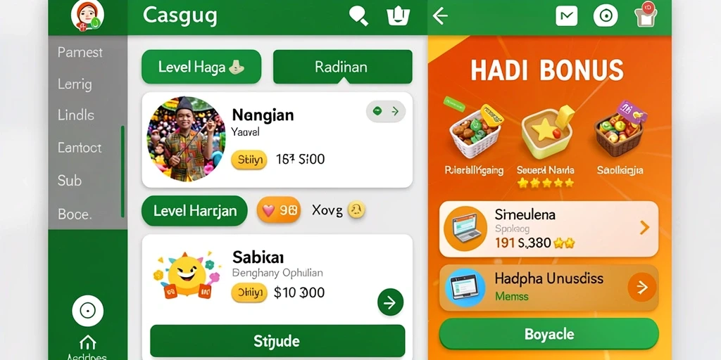 Tampilan gameplay yang dinamis dan penuh warna.