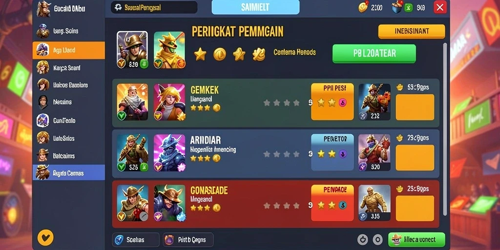 Tampilan antarmuka yang menarik dan mudah digunakan.