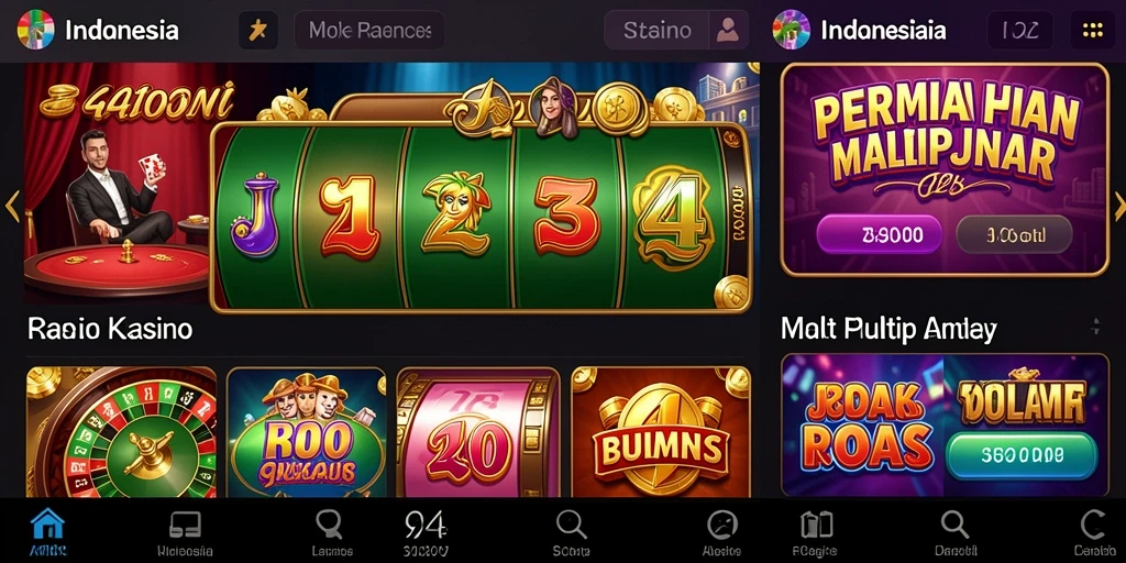 Tampilan antarmuka SLOT123 yang menarik dan mudah digunakan.