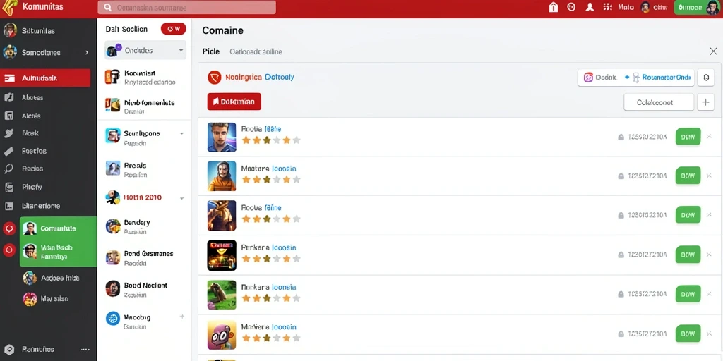 Screenshot menampilkan antarmuka permainan yang menarik dan user-friendly.