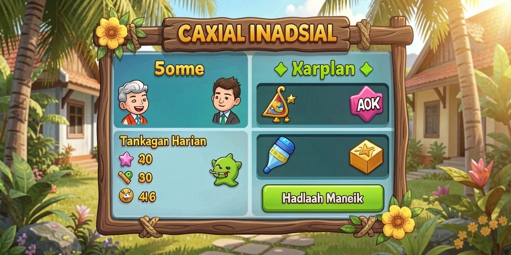 Tampilan awal yang menarik dan intuitif.