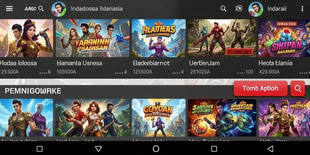 Antarmuka pengguna yang intuitif dan menarik.